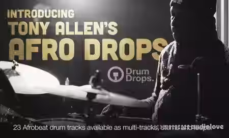 DrumDrops Tony Allens Afro Drops Loops Pack [WAV, REX] - Sample Pack Artwork