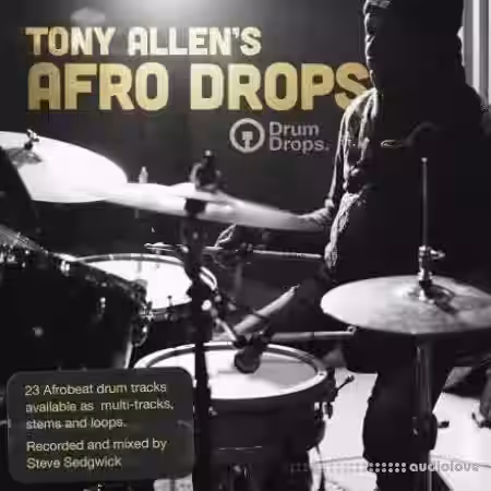 DrumDrops Tony Allens Afro Drops: Multitrack Sessions [MULTiFORMAT] - Sample Pack Artwork