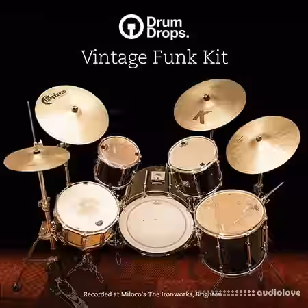 Drumdrops Vintage Funk Kit [MULTiFORMAT] - Sample Pack Artwork