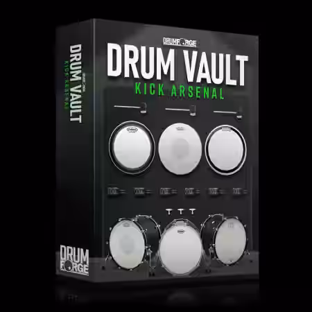 Drumforge Drum Vault Kick Arsenal [WAV, Synth Presets] - Sample Pack Artwork