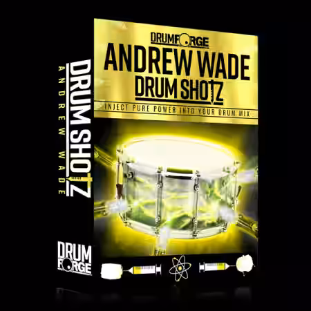 Drumforge DrumShotz Andrew Wade [WAV] - Sample Pack Artwork