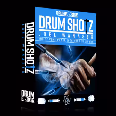 Drumforge DrumShotz Joel Wanasek [WAV] - Sample Pack Artwork
