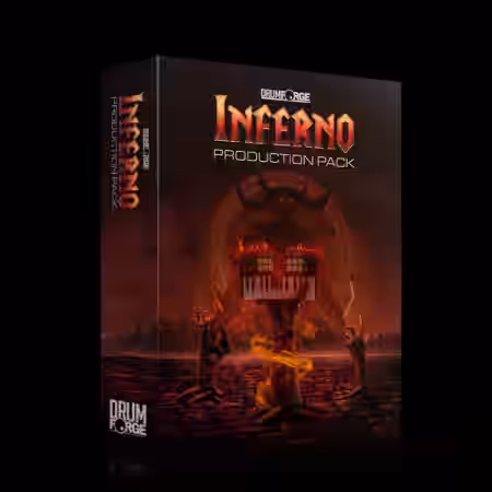 Drumforge Inferno Production Sample Pack [WAV] - Sample Pack Artwork