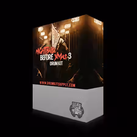 DrumKitsupply Nightmare Before Xmas 3 Drum Kit [WAV] - Sample Pack Artwork
