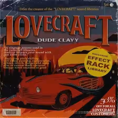 Dude Clayy Lovecraft (EffectRack Preset Library) [Synth Presets] - Sample Pack Artwork