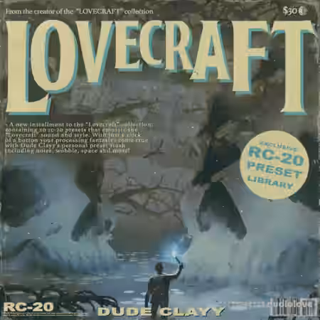 Dude Clayy Lovecraft (RC-20 Preset Library) [Synth Presets] - Sample Pack Artwork