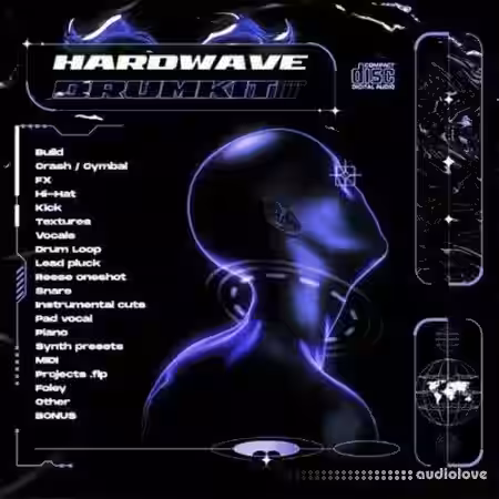 DXXDLY Hardwave Drum Kit Vol.1 [WAV, MiDi, Synth Presets, DAW Templates] - Sample Pack Artwork