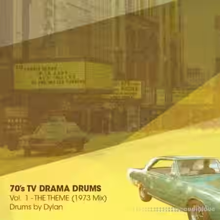 Dylan Wissing 70's TV DRAMA DRUMS Vol.1 The Theme (1973 Mix) [WAV] - Sample Pack Artwork