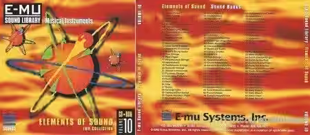 E-MU Classic Series Vol.10 Elements Of Sound 1MB [for Emulator X3] - Sample Pack Artwork