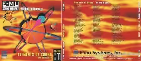 E-MU Classic Series Vol.11 Elements Of Sound 2MB [for Emulator X3] - Sample Pack Artwork