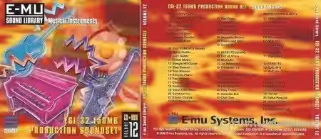 E-MU Classic Series Vol.12 ESI-32 150MB Production Soundset [for Emulator X3] - Sample Pack Artwork