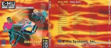 E-MU Classic Series Vol.13 Dance 2000 [for Emulator X3] - Sample Pack Artwork