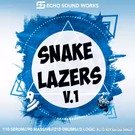 Echo Sound Works Snake Lazers V.1 [MULTiFORMAT, DAW Templates] - Sample Pack Artwork