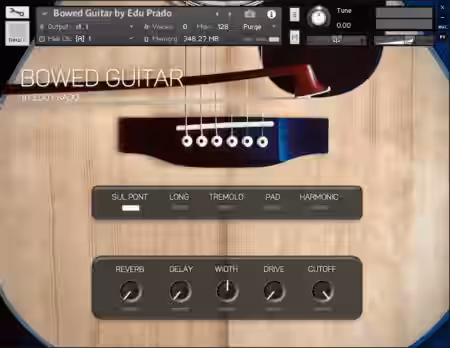 Edu Prado Sounds Bowed Guitar [KONTAKT] - Sample Pack Artwork