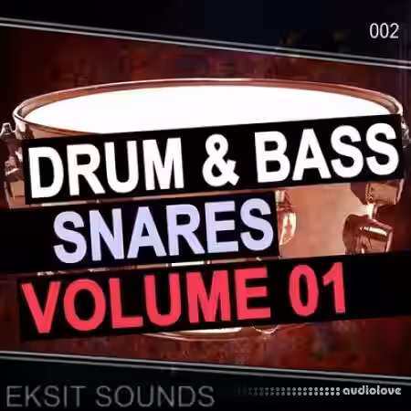 Eksit Sounds Drum and Bass Snares Volume 1 [WAV] - Sample Pack Artwork