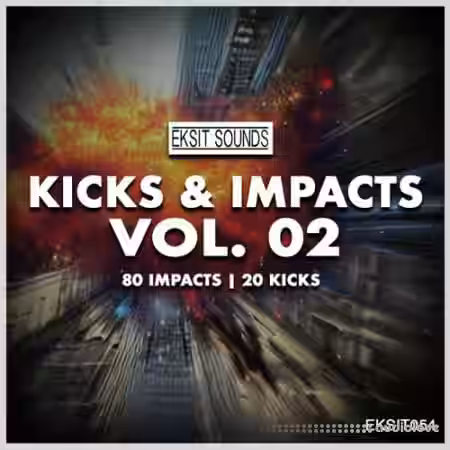 Eksit Sounds Kicks and Impacts Vol.02 [WAV] - Sample Pack Artwork
