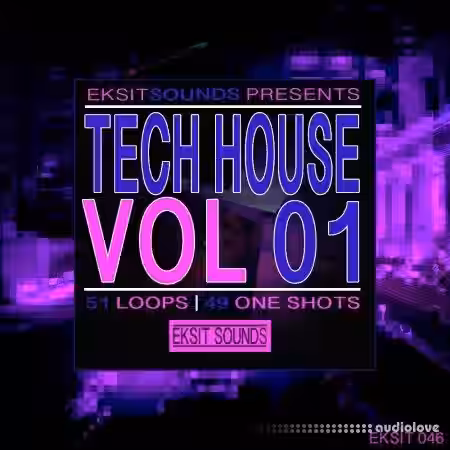Eksit Sounds Tech House Vol.01 [WAV] - Sample Pack Artwork