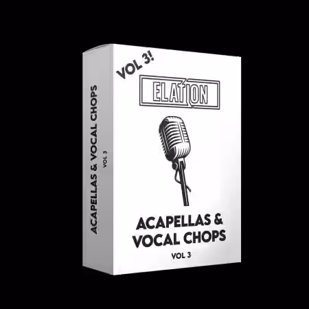Elation Sounds Acapellas and Vocal Chops Vol.3 [MiDi, MP3] - Sample Pack Artwork