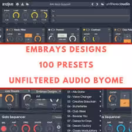 Embrays Designs 100 Presets for BYOME [Plugins Presets] - Sample Pack Artwork