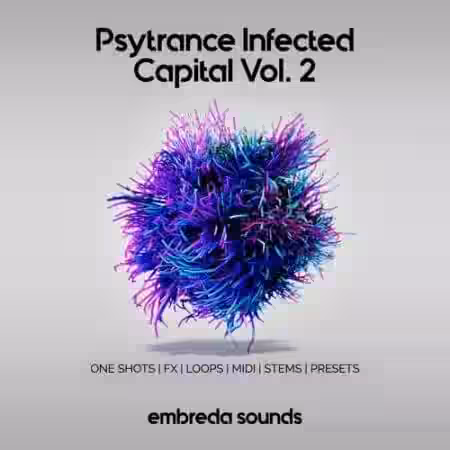 Embreda Sounds Psytrance Infected Capital Vol.2 [WAV, MiDi, Synth Presets] - Sample Pack Artwork