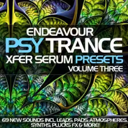 Endeavour Psytrance For Xfer Serum Vol.3 [Synth Presets] - Sample Pack Artwork