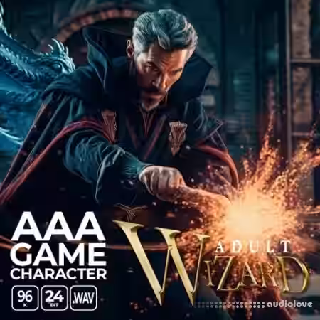 Epic Stock Media AAA Game Character Adult Wizard [WAV] - Sample Pack Artwork