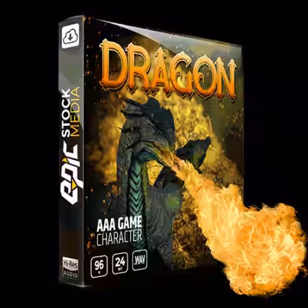 Epic Stock Media AAA Game Character Dragon [WAV] - Sample Pack Artwork