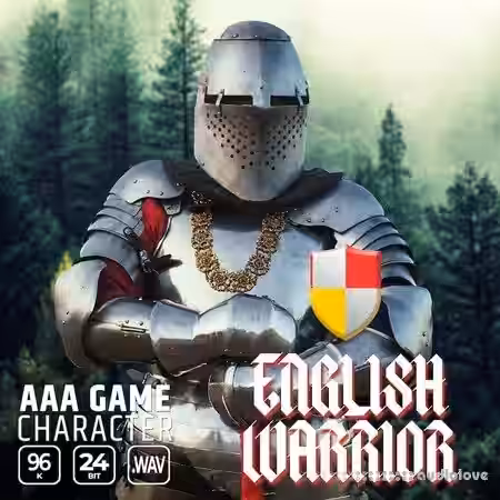 Epic Stock Media AAA Game Character English Warrior [WAV] - Sample Pack Artwork
