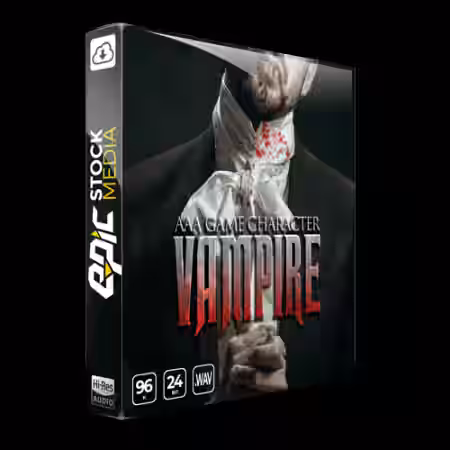 Epic Stock Media AAA Game Character Vampire [WAV] - Sample Pack Artwork