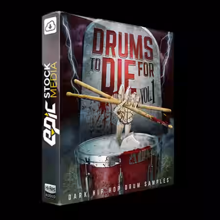 Epic Stock Media Drums To Die For Vol.1 [WAV] - Sample Pack Artwork