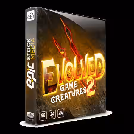 Epic Stock Media Evolved Game Creatures 2 [WAV] - Sample Pack Artwork