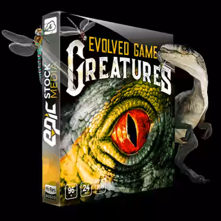 Epic Stock Media Evolved Game Creatures [WAV] - Sample Pack Artwork