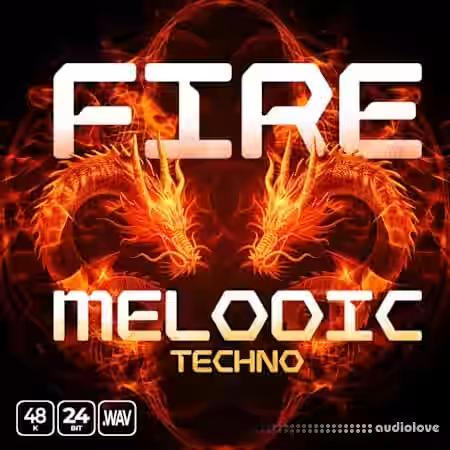 Epic Stock Media Fire Melodic Techno [WAV] - Sample Pack Artwork