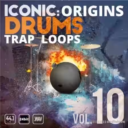 Epic Stock Media Iconic Origins Trap Drum Loops Vol.10 [WAV] - Sample Pack Artwork