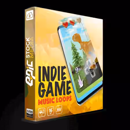 Epic Stock Media Indie Game Music Library [WAV] - Sample Pack Artwork