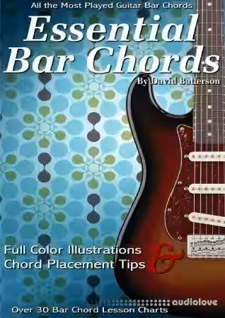 Essential Barre Chords & Power Chord Lessons: 35 Bar Chord & Power Chord Lessons - Sample Pack Artwork