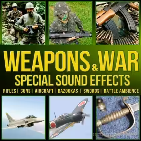 Estudios Talkback Weapons and War Special Sound Effects [FLAC] - Sample Pack Artwork