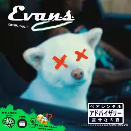 EVANS Drum Kit Vol.1 (2020) [WAV] - Sample Pack Artwork