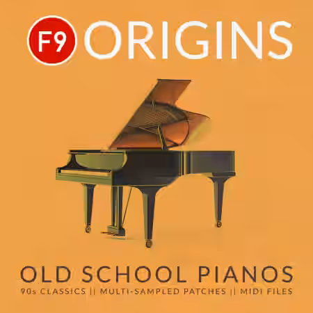 F9 Audio Origins Old School Pianos 2 [Synth Presets, WAV, MiDi] - Sample Pack Artwork