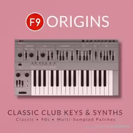 F9 Origins Classic Club Keys and Synths [DAW Templates] - Sample Pack Artwork