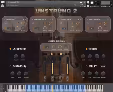 Fallout Music Group Unstrung 2 v2.0.1 [KONTAKT] - Sample Pack Artwork