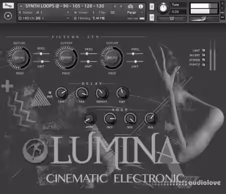 Famous Audio Lumina Cinematic Electronic [KONTAKT] - Sample Pack Artwork