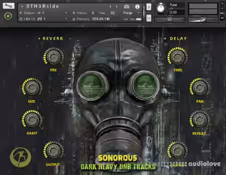 Famous Audio Sonorous - Dark Heavy DnB Tracks [KONTAKT] - Sample Pack Artwork