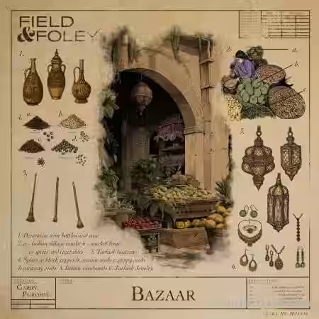 Field and Foley Bazaar [WAV] - Sample Pack Artwork