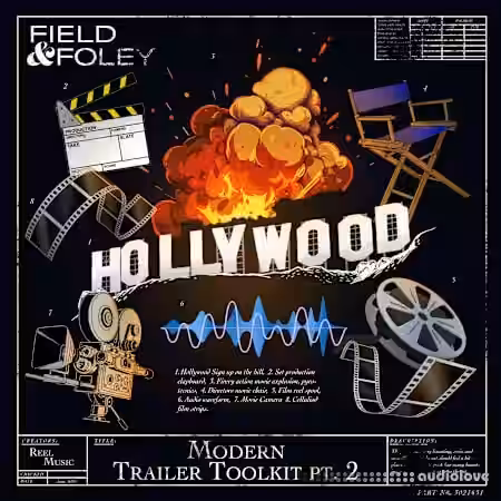 Field and Foley Modern Trailer Toolkit Vol. 2 [WAV] - Sample Pack Artwork