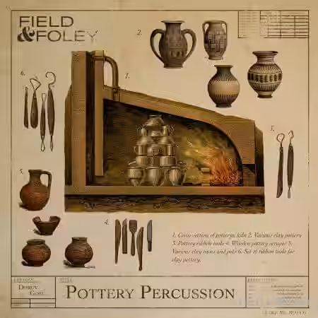 Field and Foley Pottery Percussion [WAV] - Sample Pack Artwork