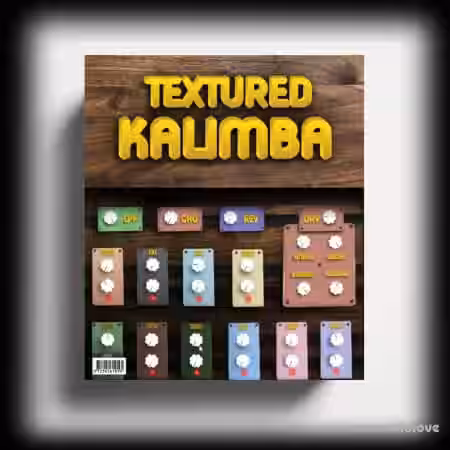FIKON RECORDS Textured Kalimba Guitar Pedal Kontakt Library [KONTAKT] - Sample Pack Artwork