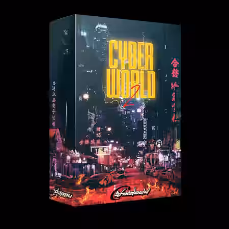Filppu Cyberworld Vol.2 Drum Kit [WAV, Synth Presets] - Sample Pack Artwork
