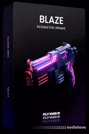 Flywavs Blaze Reggaeton One Shots [WAV] - Sample Pack Artwork