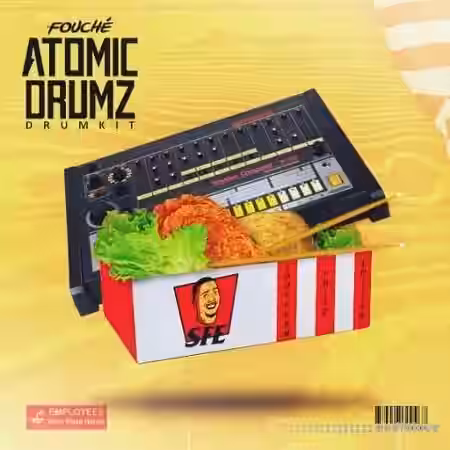 Fouché Atomic Drumz: Southern Fried Edition [WAV] - Sample Pack Artwork